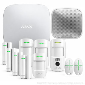 Alarme maison sans fil AJAX Cam Kit n°6 Blanc