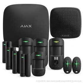 Alarme maison sans fil AJAX Cam Kit n°6 - Noir