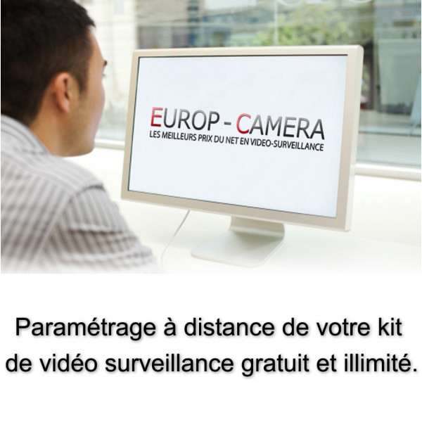 Ensemble Complet de 4 CAMERA-VIDEO-SURVEILLANCE - ECS INFORMATIQUE