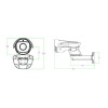 CAMÉRA DE VIDÉO SURVEILLANCE TUBE MOTORISÉE PTZ 200° AHD FULL HD 1080P IR 100M ZOOM X10 EXTERIEUR / EC-PTZAHDC10X