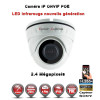 Dôme IP anti-vandal IR 20M ONVIF POE SONY 1080P 2.4 MP / Ref : EC-D2MP20 - Caméra de vidéo surveillance numérique IP
