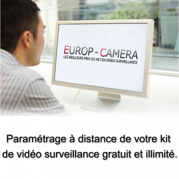 Paramétrage à distance de votre kit de vidéo surveillance GRATUIT ET ILLIMITE
