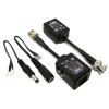 Baluns RJ45 vers BNC + alimentation