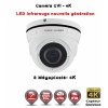 Dôme AHD / CVI / TVI Anti-vandal 8 MegaPixels UHD 4K IR 35m étanche réf: EC-XVID308MP - caméra surveillance