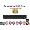 Enregistreur numérique 5 en 1 XVR AHD CVI TVI IP 16 canaux H265+ UHD 4K 8MP 5MP 4MP 1080P / Ref : EC-XVR16-5MPH265