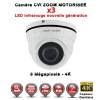 Dôme AHD / CVI / TVI Anti-vandal 8 MegaPixels UHD 4K IR 35m Zoom motorisée X3 étanche réf: EC-XVI4KD30AZ - caméra surveillance