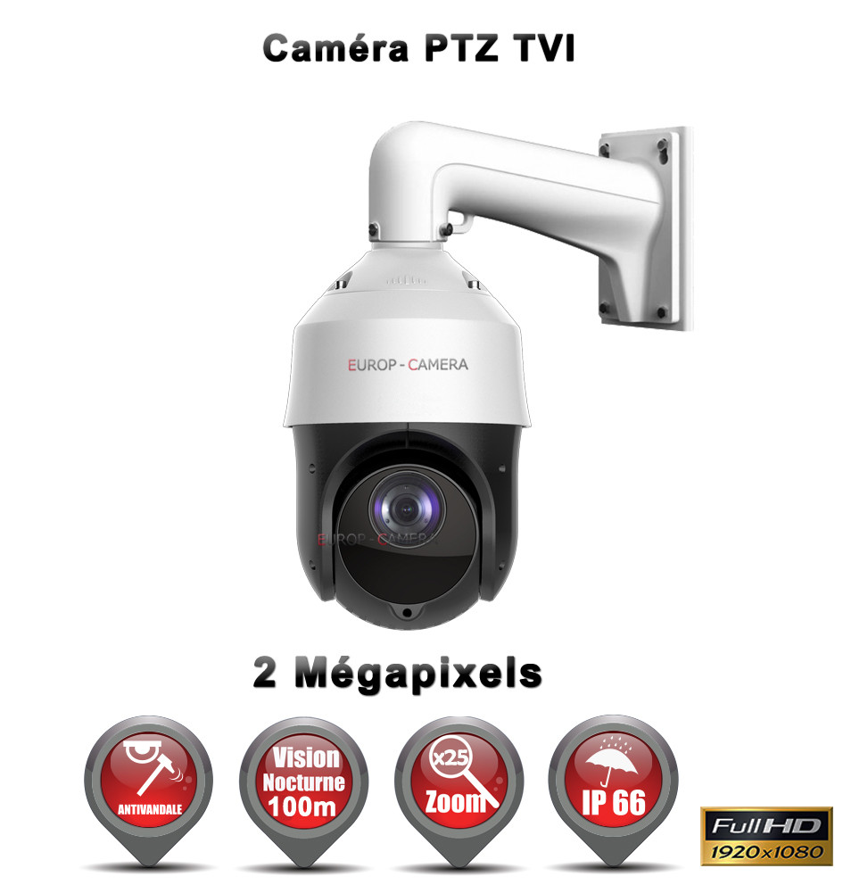 Caméra de surveillance d'intérieur wifi motorisée haute résolution