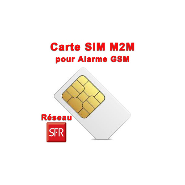 CARTE SIM M2M/Machine To Machine - Alarme Optique Domotique