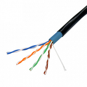 Câble ethernet rj45 Cat 5E UTP dévidoir de 305m pour extérieur