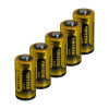 Lot de 5 Pile CR123A Lithium longue durée