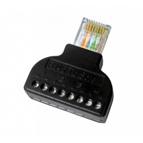 Plug mâle RJ45 bornier