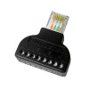 Plug mâle RJ45 bornier