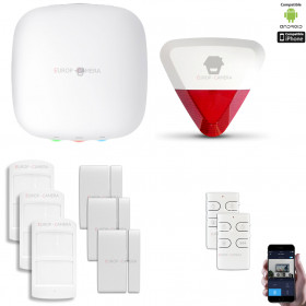 Kit Alarme IP WIFI + GSM sans fil CHUANGO H4 Plus Kit n°5