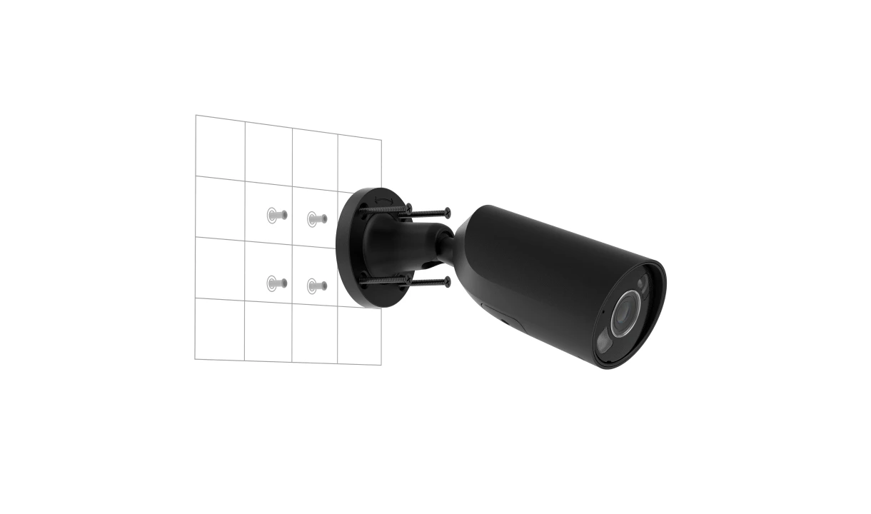 BulletCam HL (5 MP/4 mm) — montage