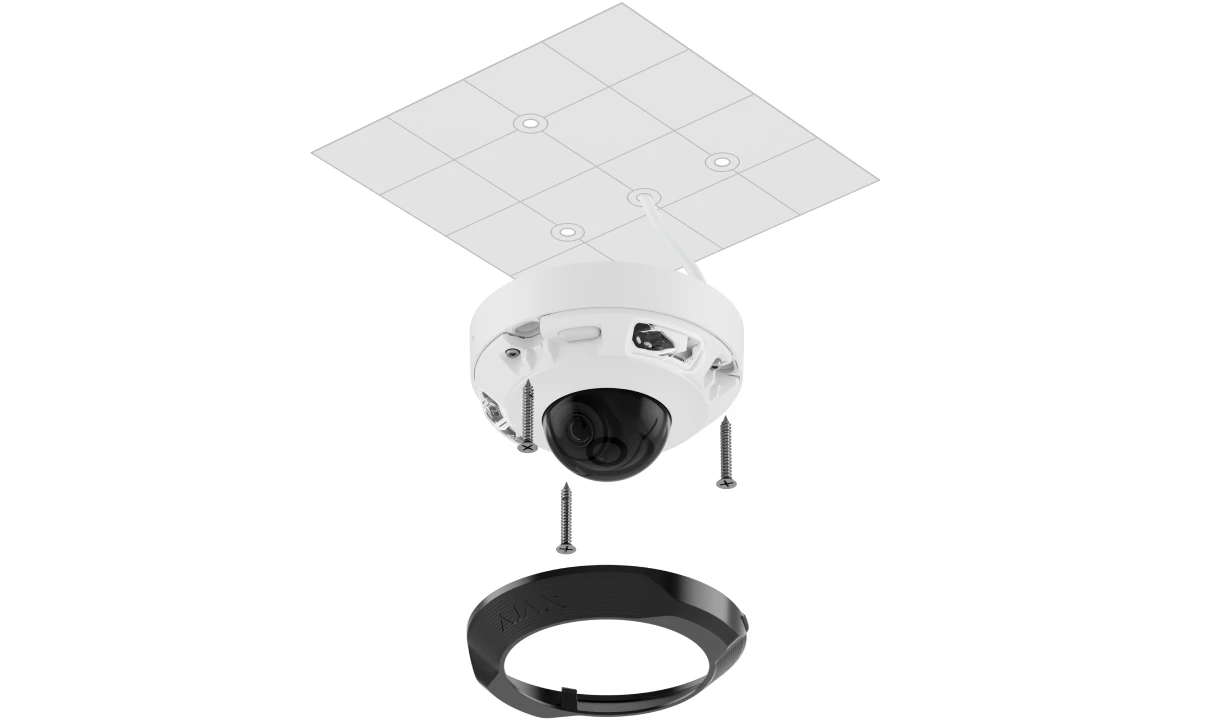 DomeCam Mini (8 MP/2,8 mm) — montage