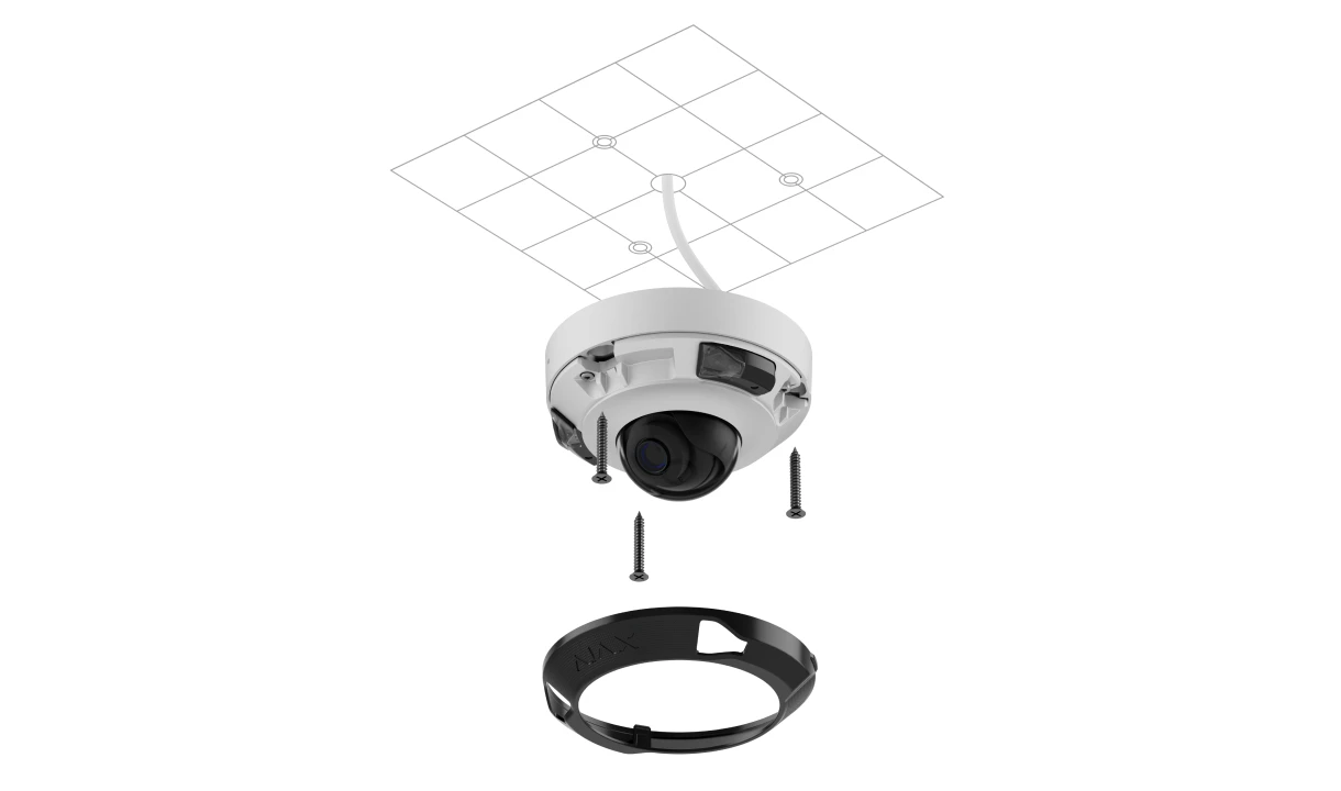 DomeCam Mini HL (5 MP/2,8 mm) — montage