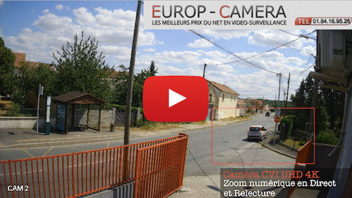 Caméra CVI UHD 4K Vidéo démonstration caméra CVI UHD 4K