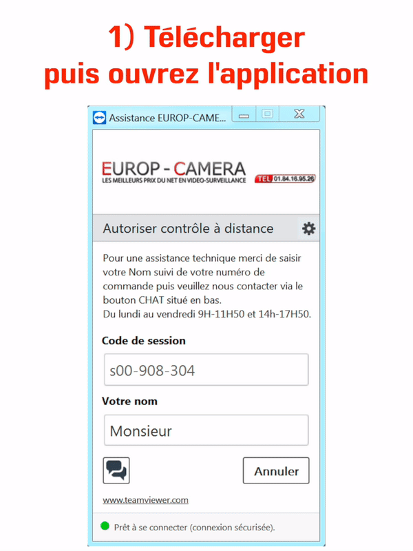 Assistance TEAMVIEWER