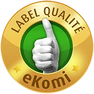 Sceau qualité eKomi Or